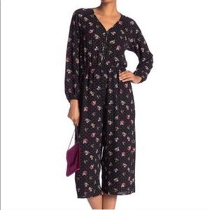 NWT Superfoxx floral dot jumpsuit
